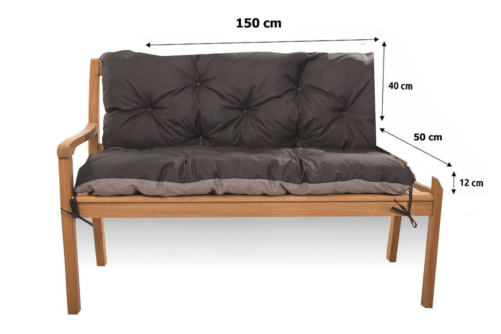 

Подушка для скамейки Подушка для скамейки 150x50x50 бежевый | Подушка для садовой скамейки | Уличная подушка | Подушка для сиденья скамья | Голливудская подушка для качелей | Условия банка Setgarden, черный