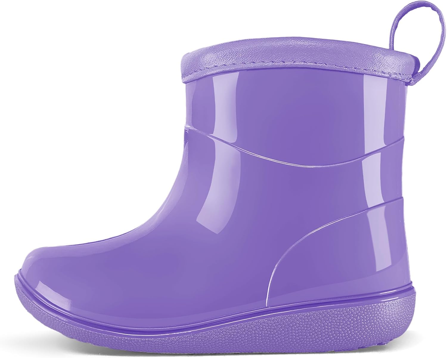 

Резиновые сапожки для малышей K KomForme, удобные детские дождевые сапоги для мальчиков и девочек, водонепроницаемые, легкие, для улицы, Purple