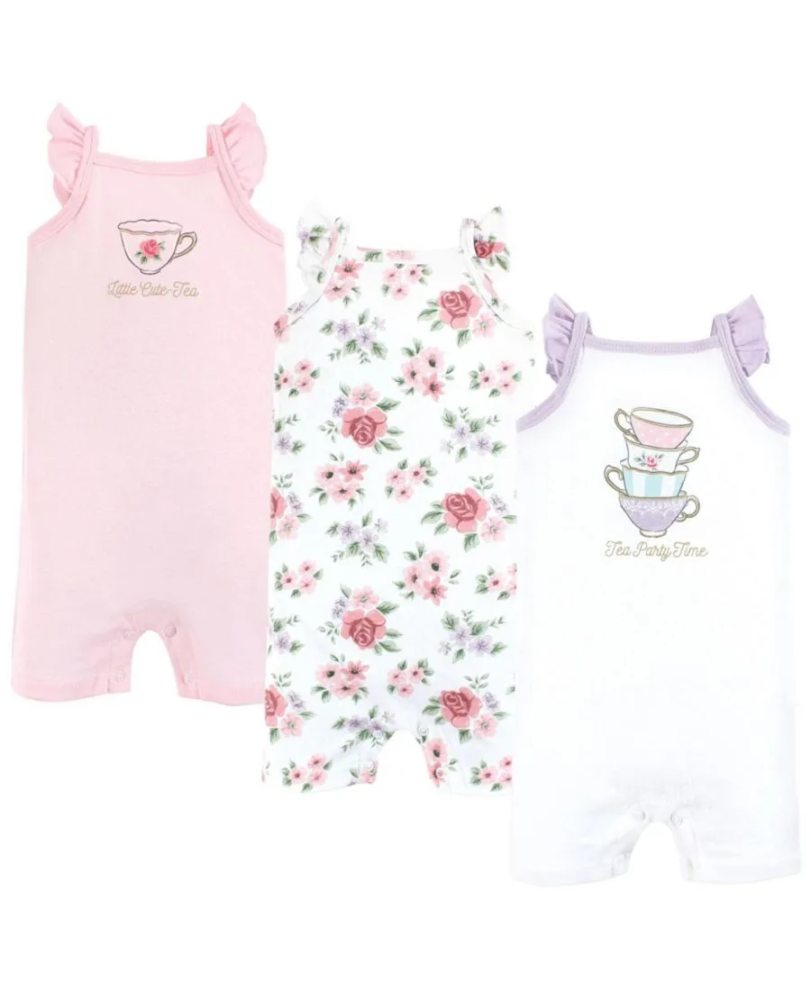 Хлопковые комбинезоны Hudson Baby, Tea Party