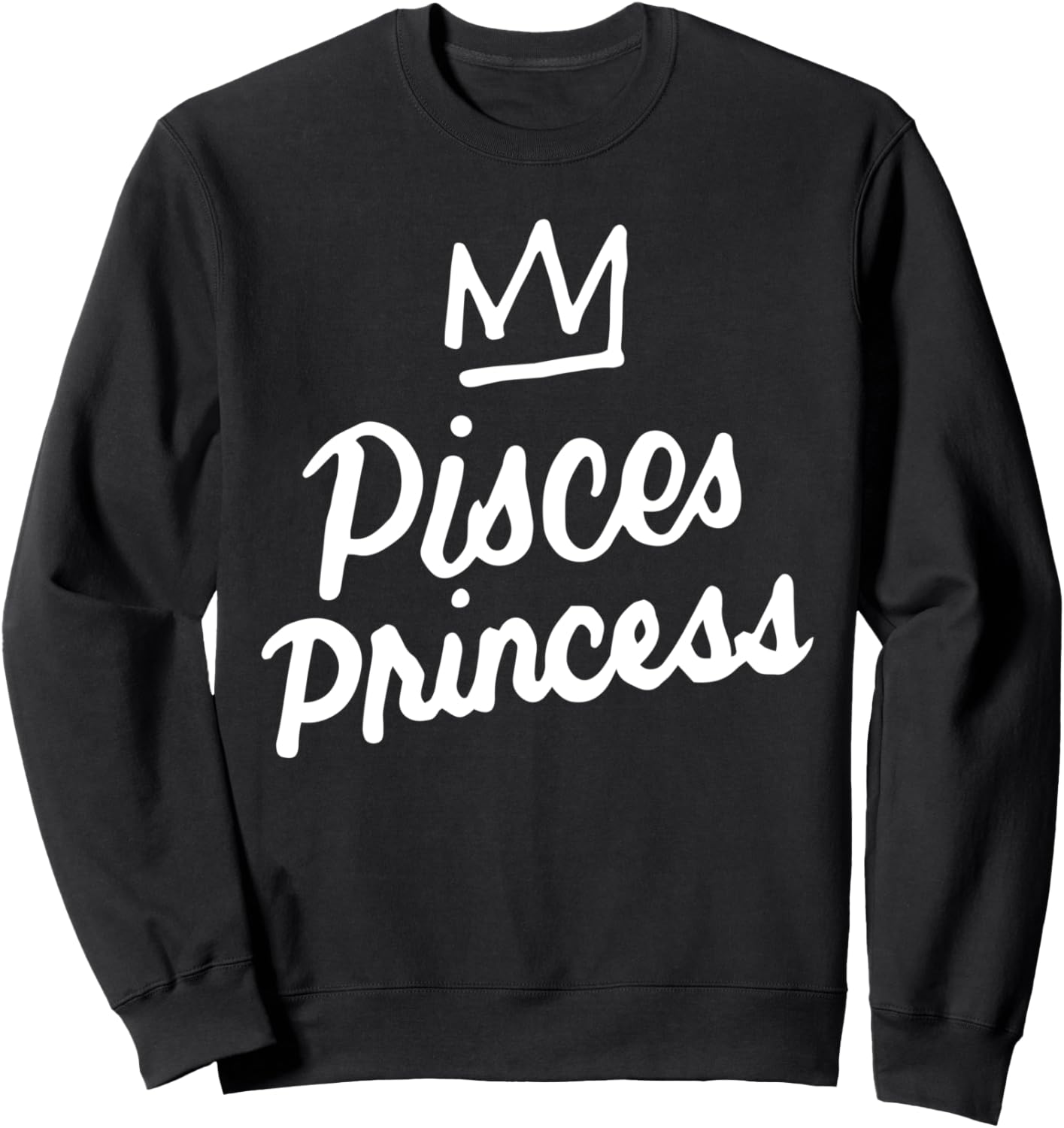 

Толстовка с изображением знака зодиака Рыбы (Принцесса-Рыбы) на день рождения Pisces Zodiac Sign Birthday Gifts Store, черный