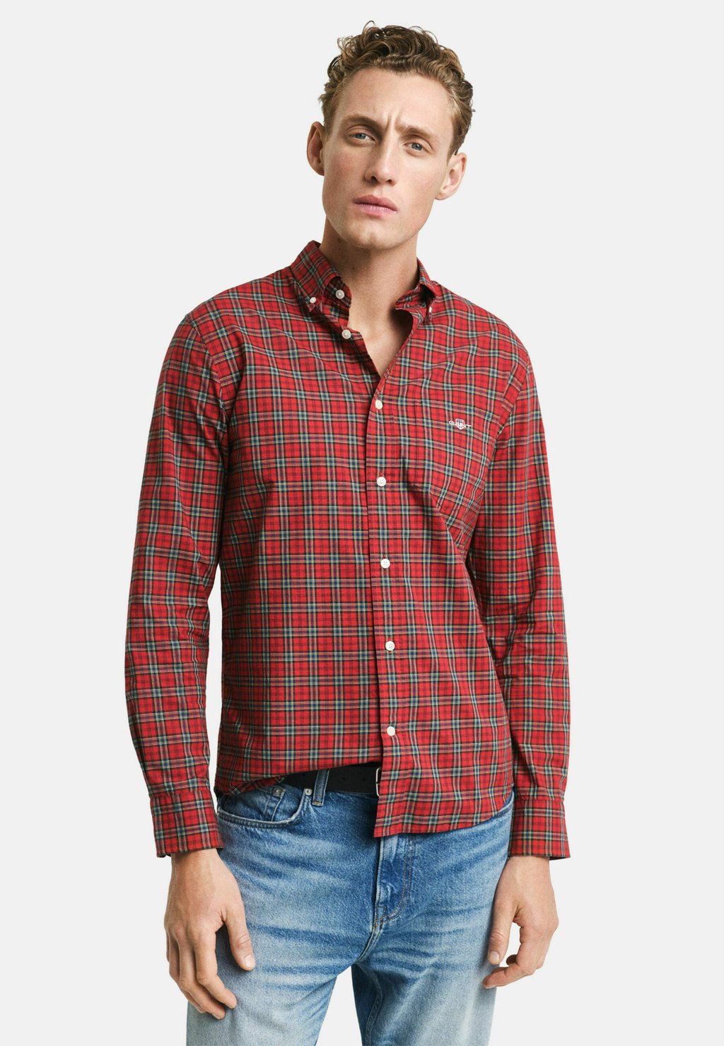 

Рубашка CLASSIC TARTAN SHIRT GANT, красный