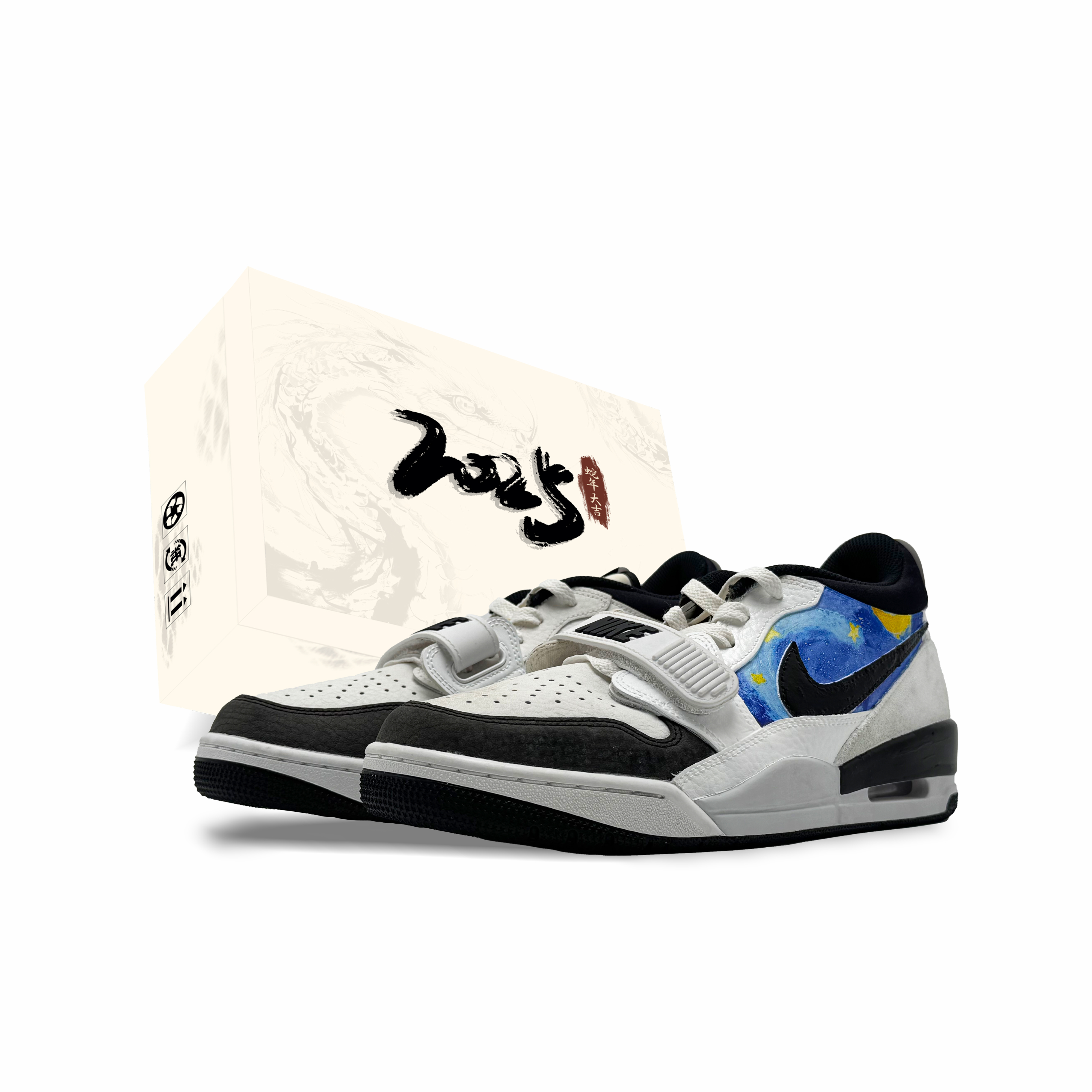

Jordan Баскетбольные кроссовки Legacy 312 Low Top Vintage, мужские, черные