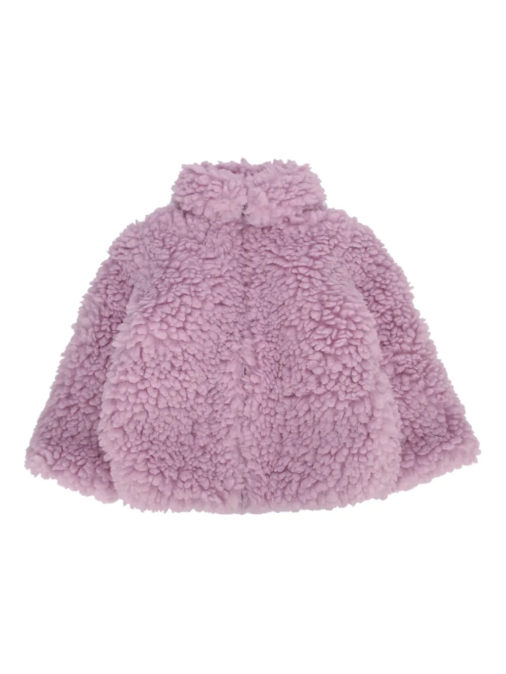 

Пальто из шерпы Stella McCartney Kids, фиолетовый