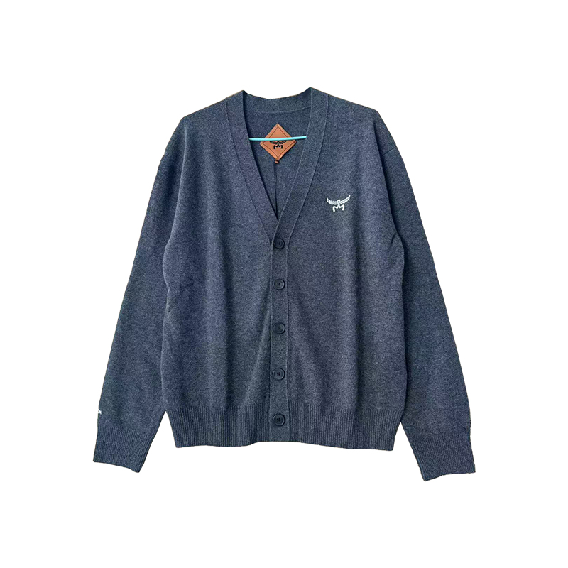 

MCM Трикотажный свитер мужской темно-серый