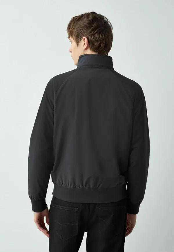 Куртка Harrington Regular Fit, водоотталкивающая, летняя, Next, черный — фото 2