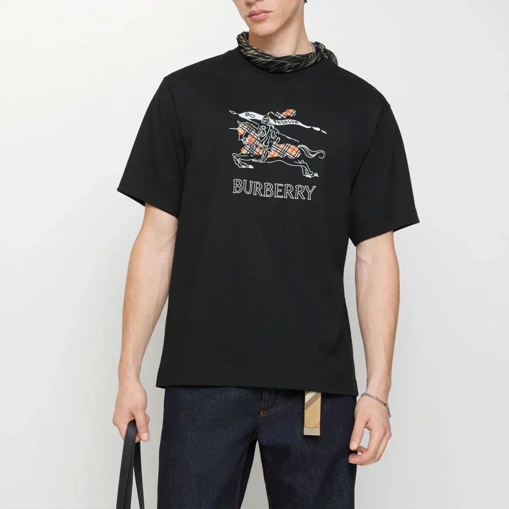 Футболка Burberry Sketch, хлопок, черный — фото 3