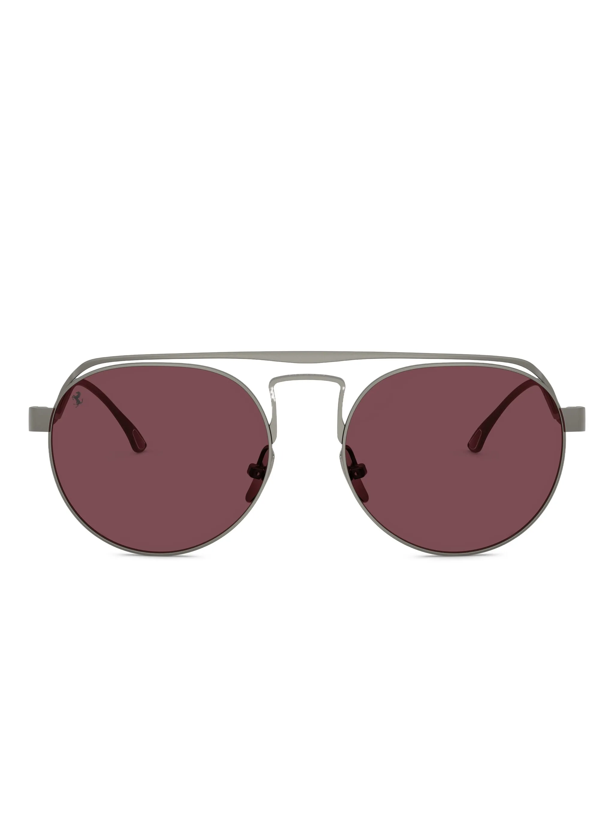 

Солнцезащитные очки в круглой оправе Ferrari, серый