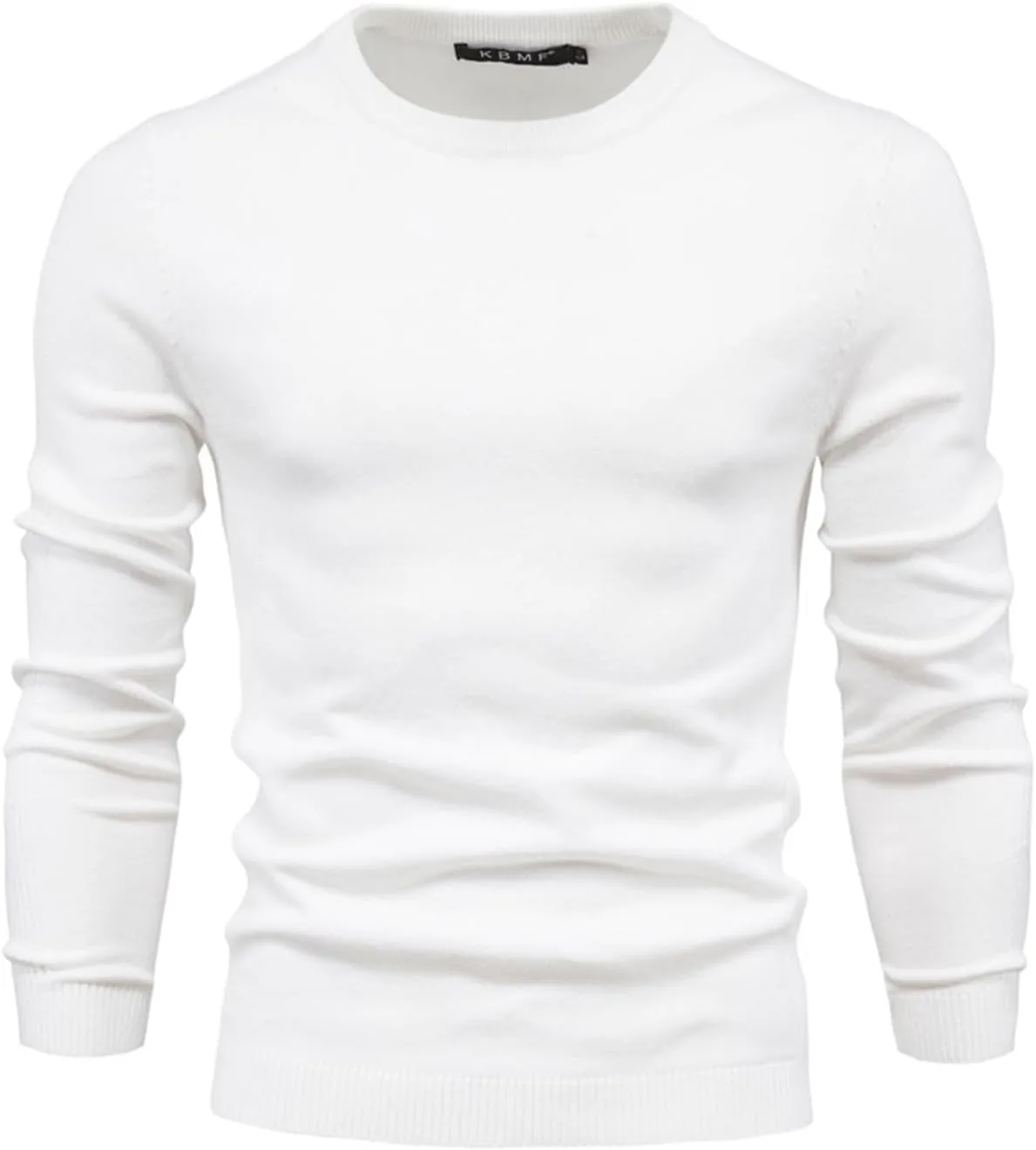 

Мужской свитер Slim Fit с круглым вырезом, мягкий, размеры S-2XL KOOSUFA