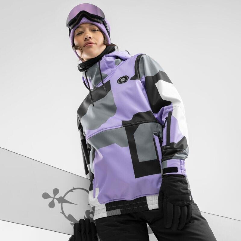 

Женская куртка Siroko, цвет snowflake blue/black