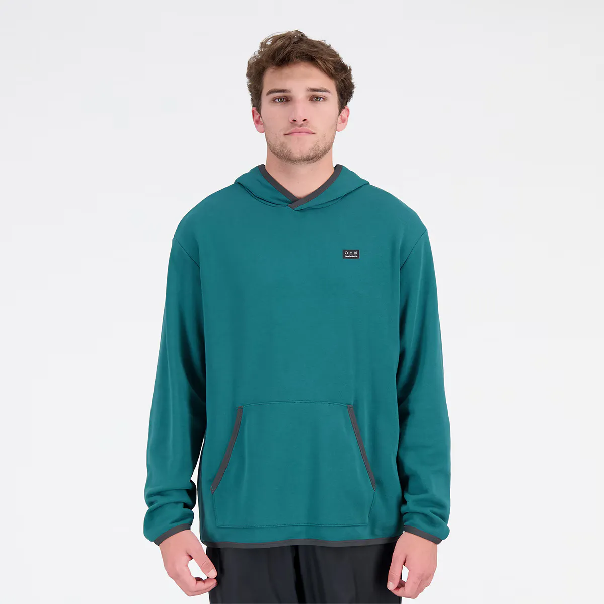 

Мужская толстовка NB AT New Balance, цвет Verde azulado