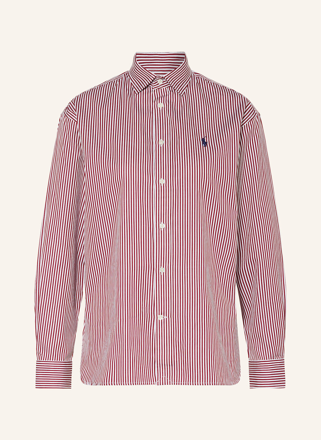 

Рубашка-блузка POLO RALPH LAUREN, темно-красный/белый