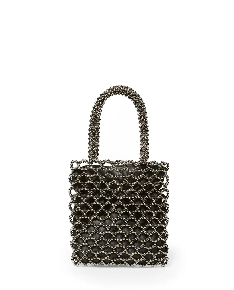 

Мини-сумка с бусинами Sfera, темно-серый