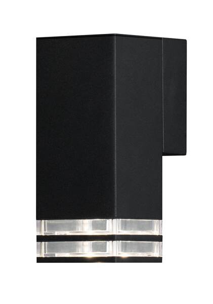 

Светодиодный уличный настенный светильник MeineWunschleuchte Schwarz, Höhe 19cm, черный