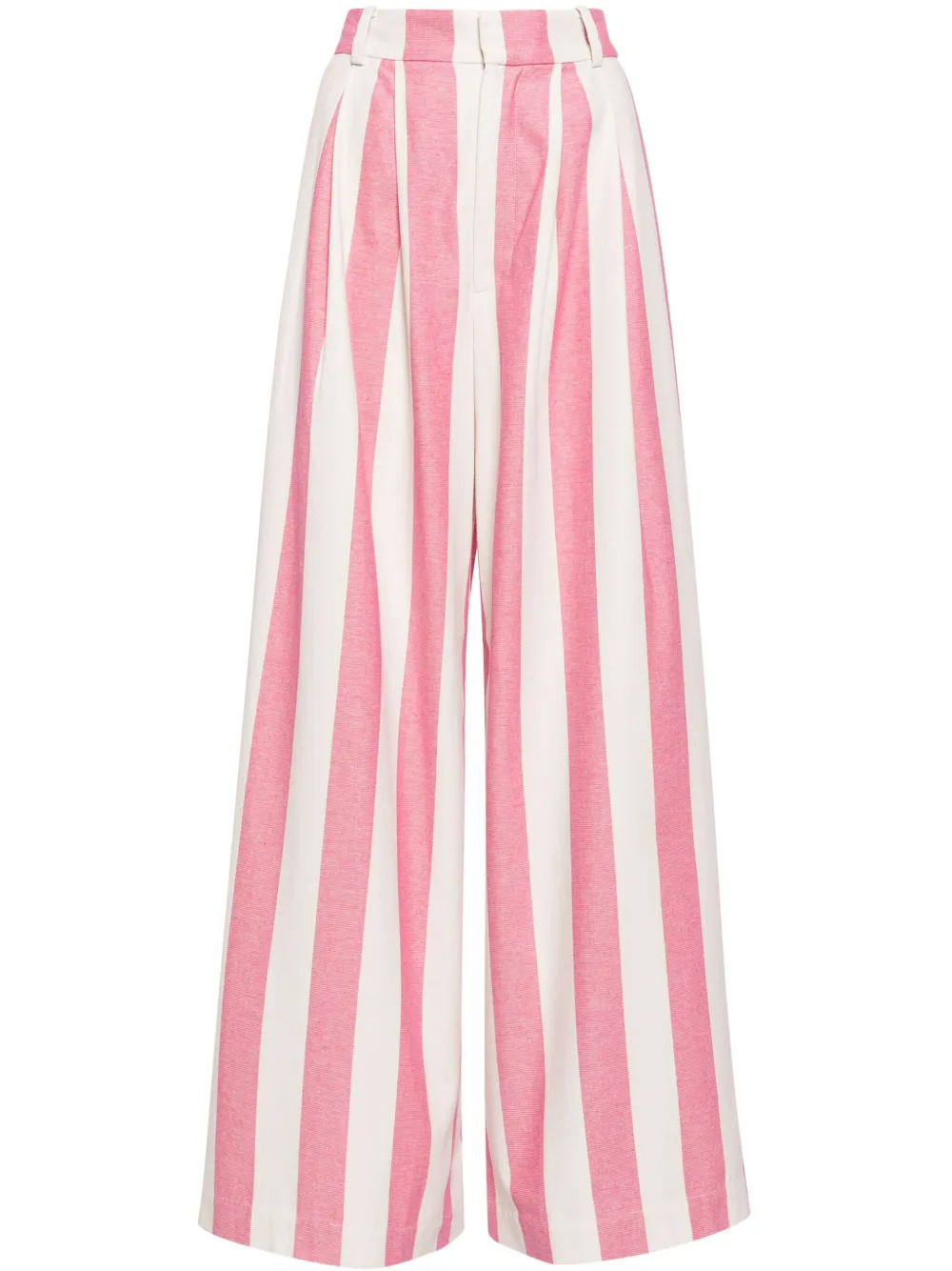 

Брюки палаццо в полоску Mira Mikati, белый