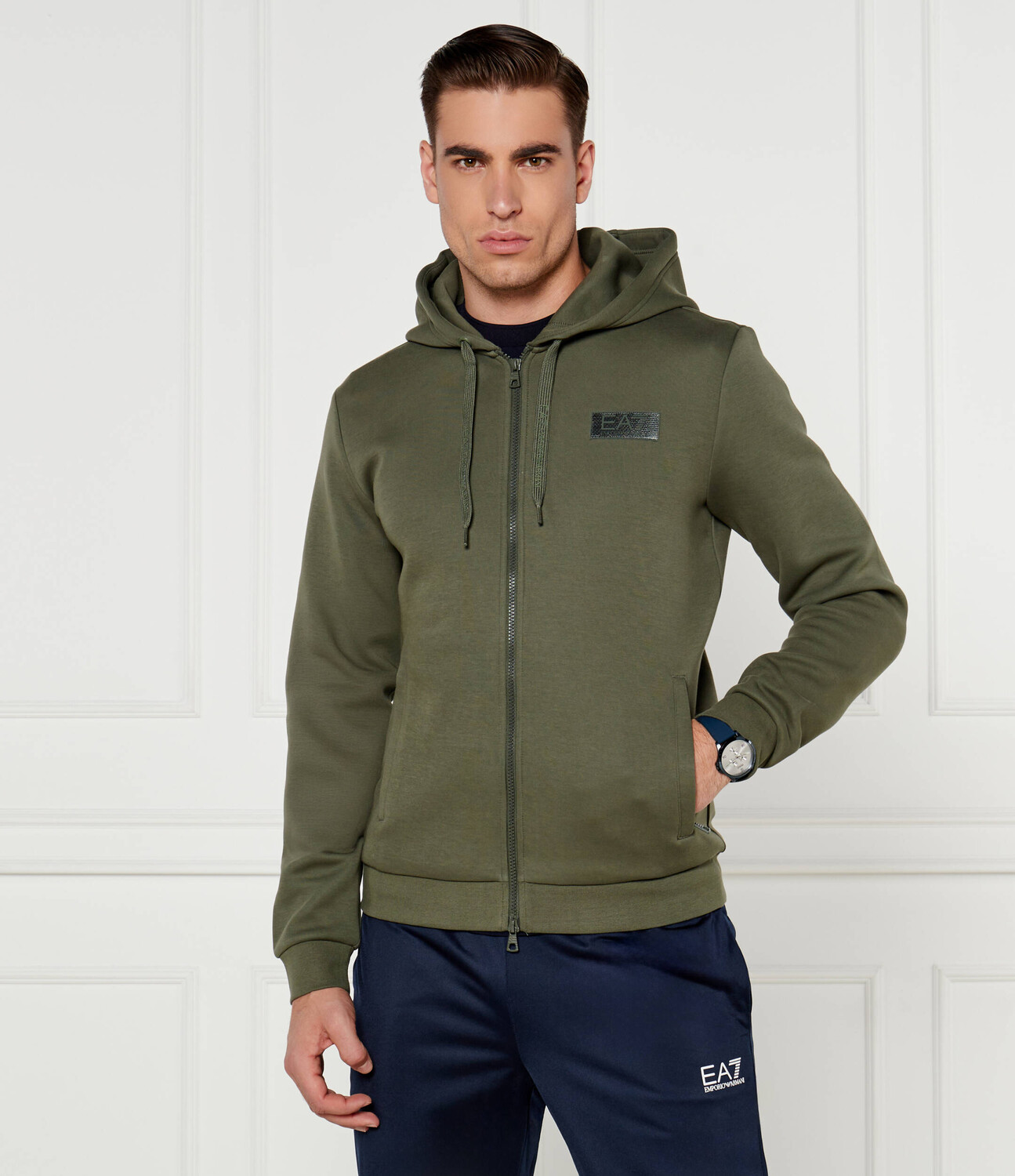 

Толстовка EA7 Regular Fit, цвет cachi