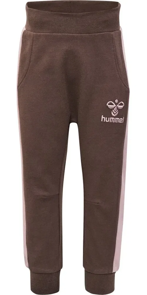 Спортивные брюки, хлопковые, Hummel, коричневый — фото 3