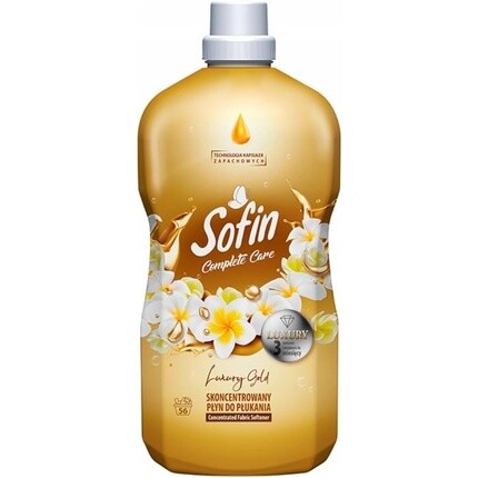 

SOFIN Complete Care Роскошный концентрированный кондиционер для белья с золотом, 1,4 л, 56 стирок