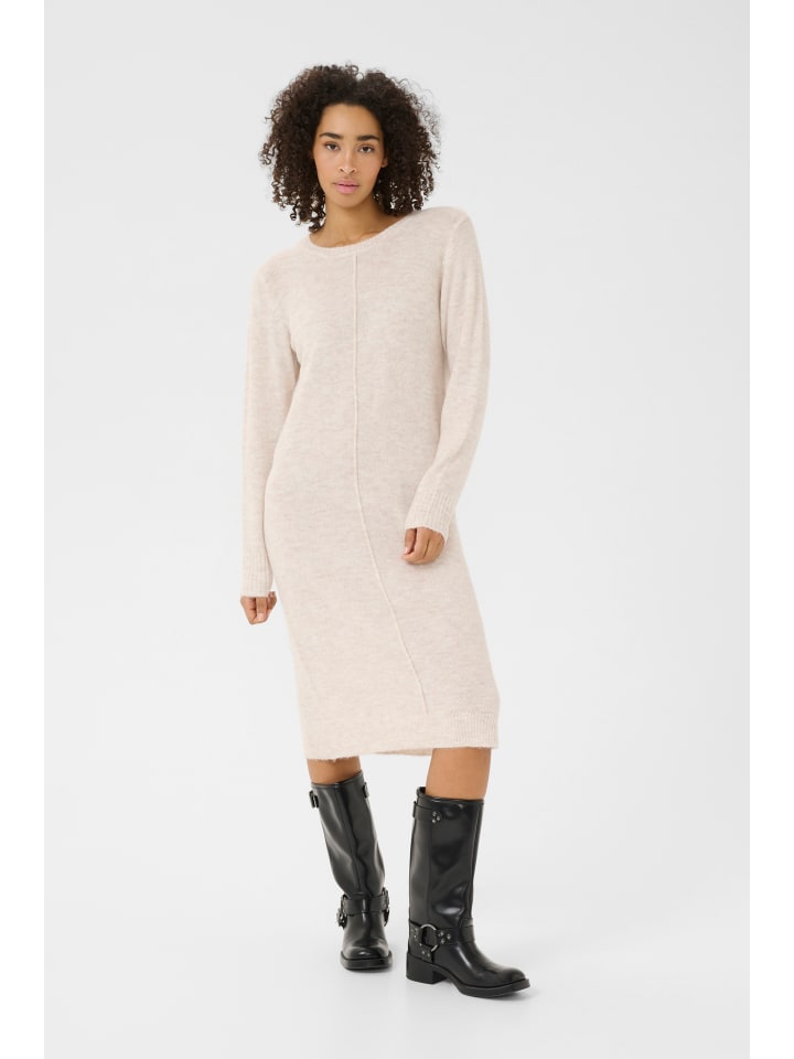 

Платье KAiris, стандартного кроя, овсяно-меланжевого цвета Kaffe