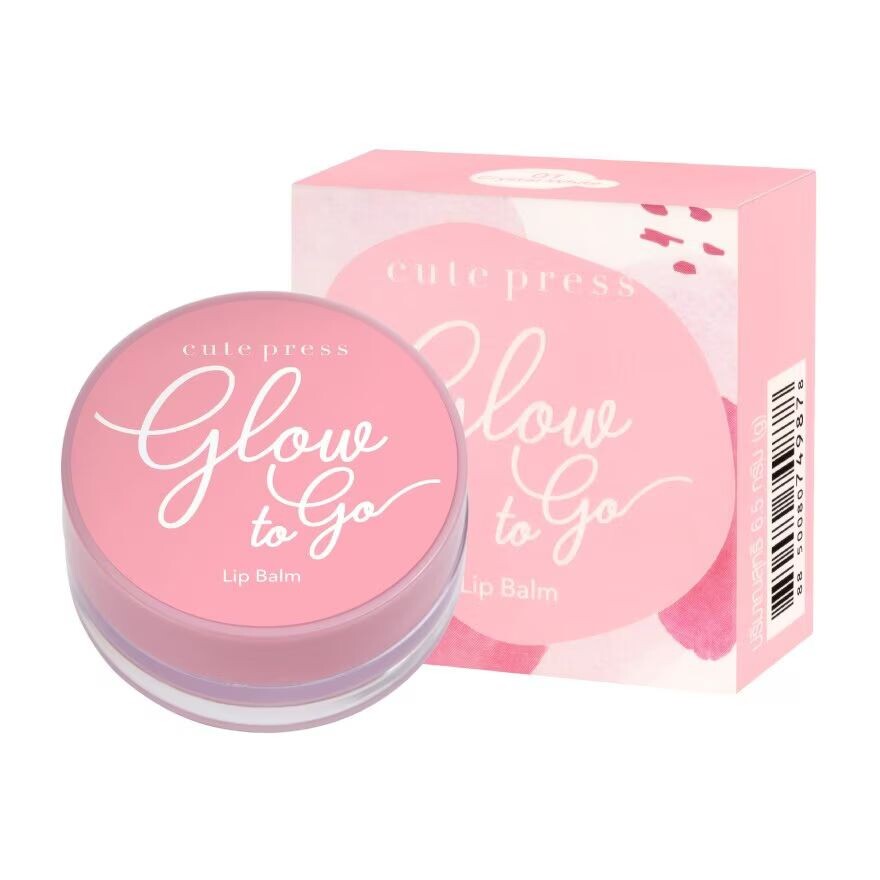 

Cute Press Бальзам для губ Glow to Go 6,5 г. 01 Кристально-белый, Crystal White