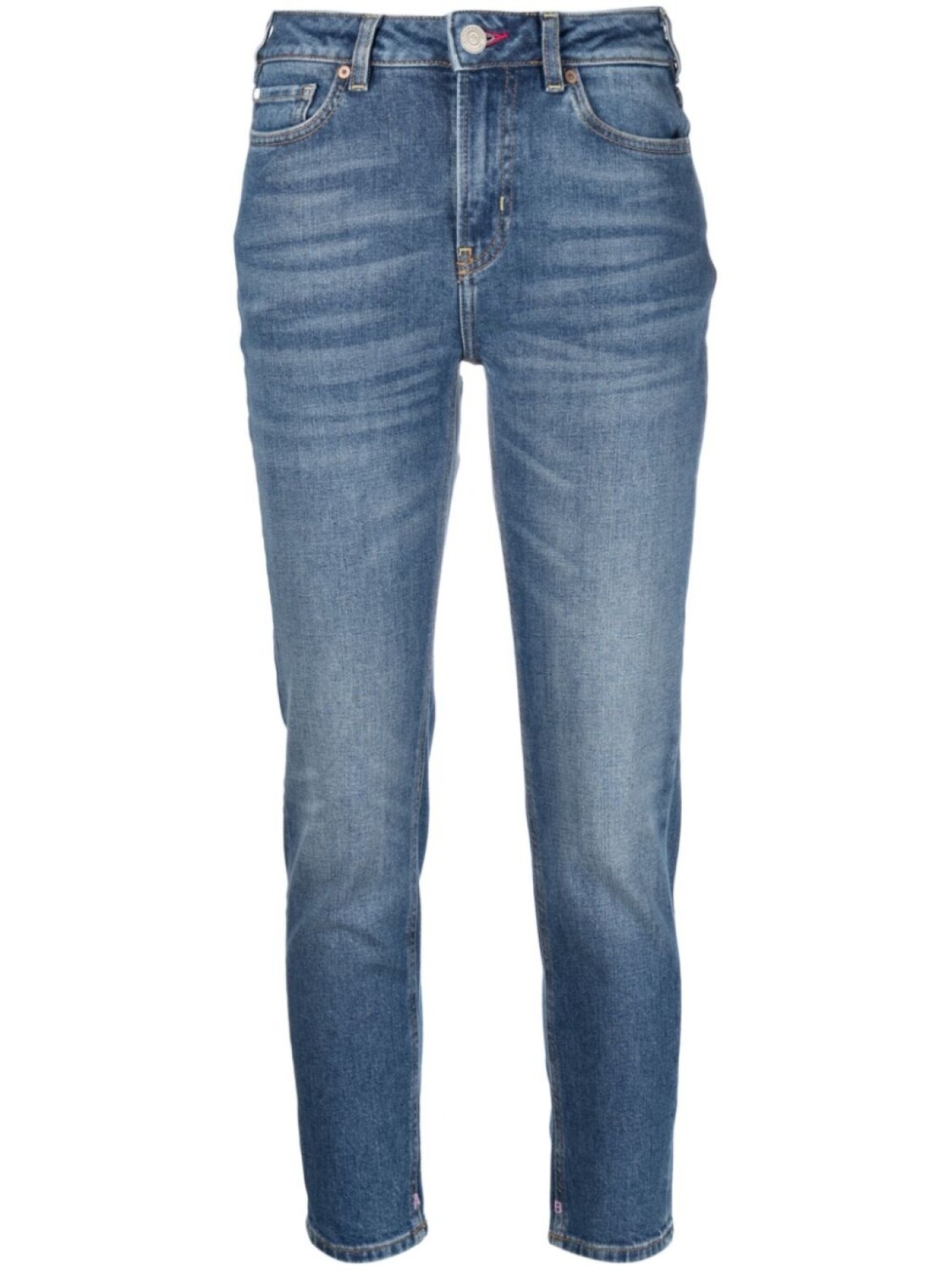 

Джинсы скинни с нашивкой-логотипом Scotch & Soda, синий