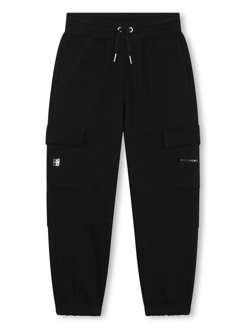 

Спортивные брюки с карманами карго Givenchy Kids, черный
