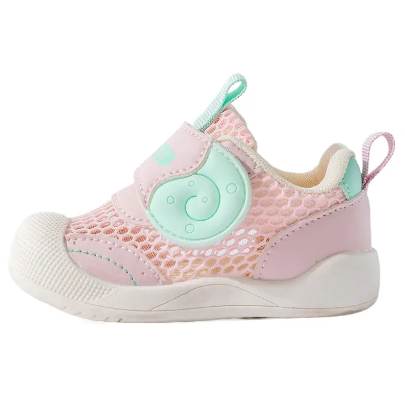 

Дышащие нескользящие низкие детские ботиночки для малышей Bradmiller, розовый