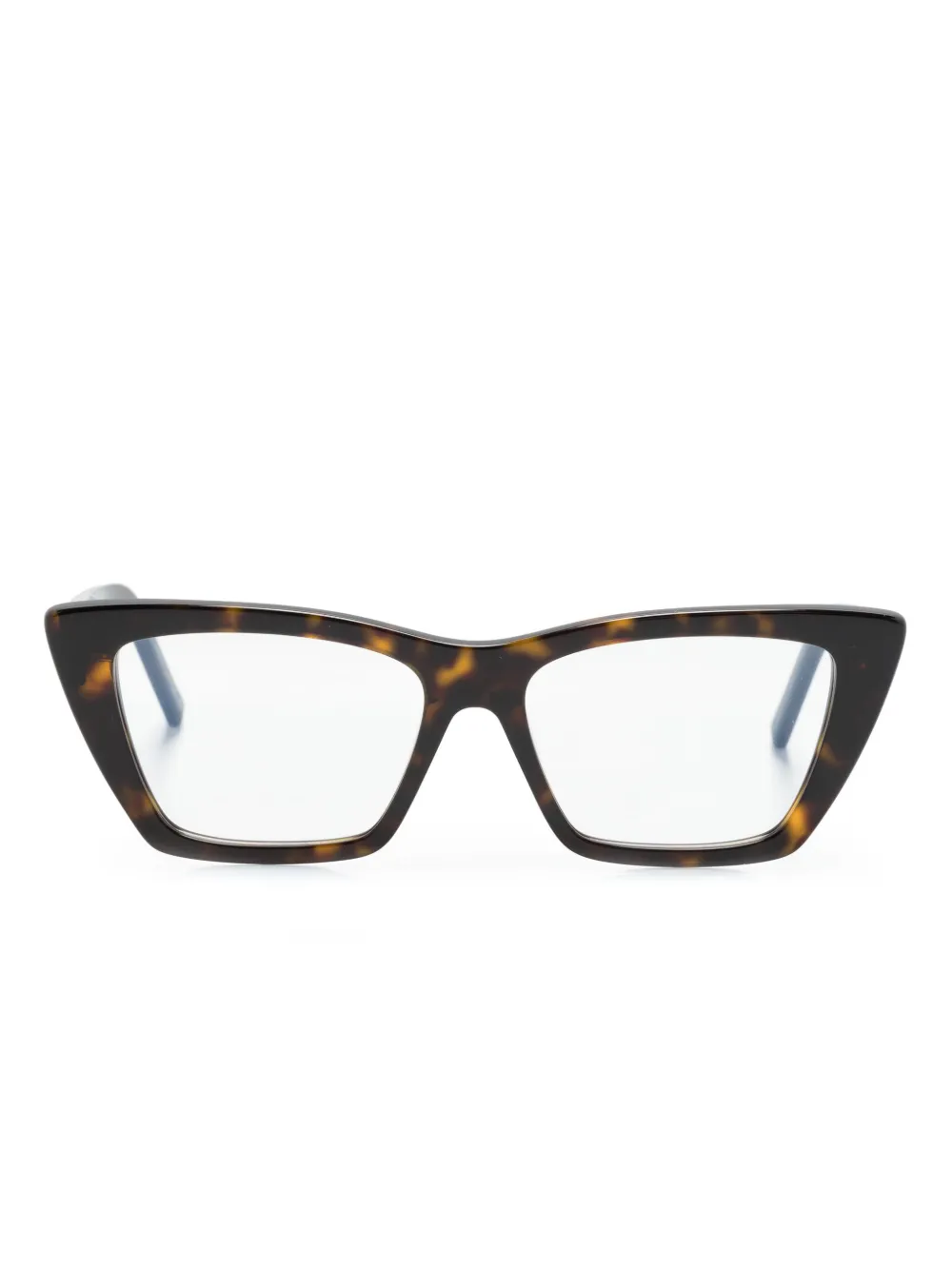 

Очки Mica в оправе 'кошачий глаз' Saint Laurent Eyewear, коричневый