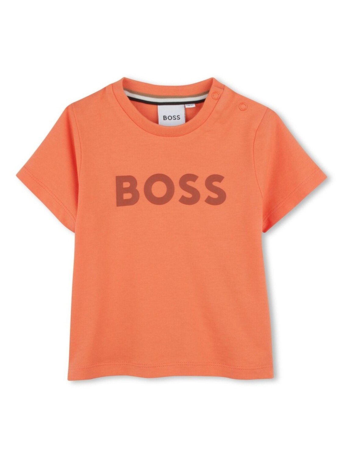 

BOSS Kidswear футболка с логотипом, оранжевый