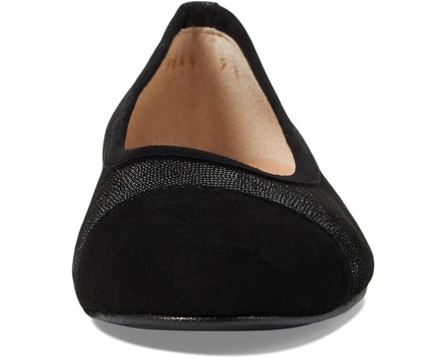 Туфли на плоской подошве French Sole Tiffany, цвет Black Mamba Suede — фото 2