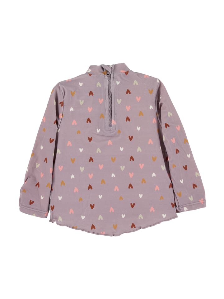 

Рубашка для плавания с длинными рукавами и сердечком фиолетового цвета Sterntaler