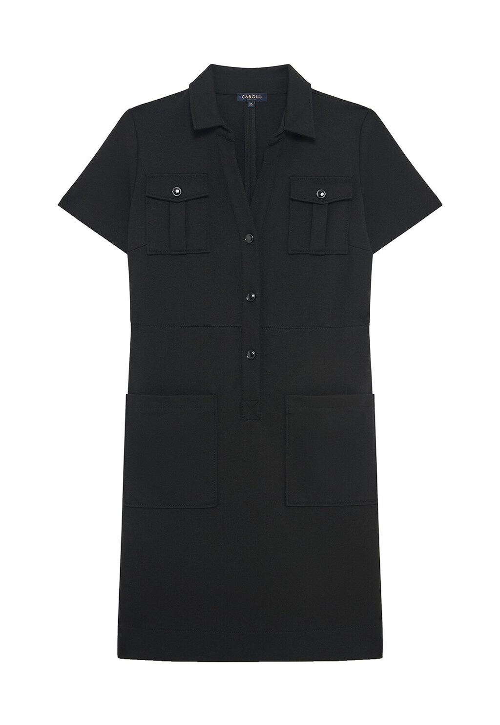 

Платье-рубашка FRENCH BRAND FASHION ELEGANT MODERN LAURE Caroll, черный