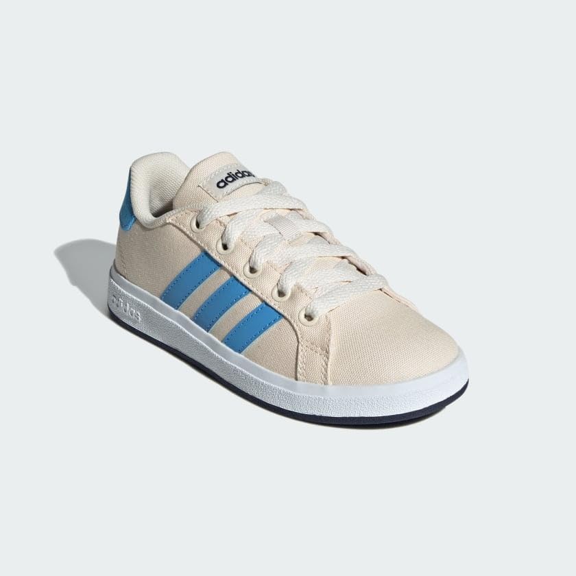 Кроссовки adidas Kids' Grand Court 2.0, Wonder White/Blue Burst/Shadow Navy — фото 4