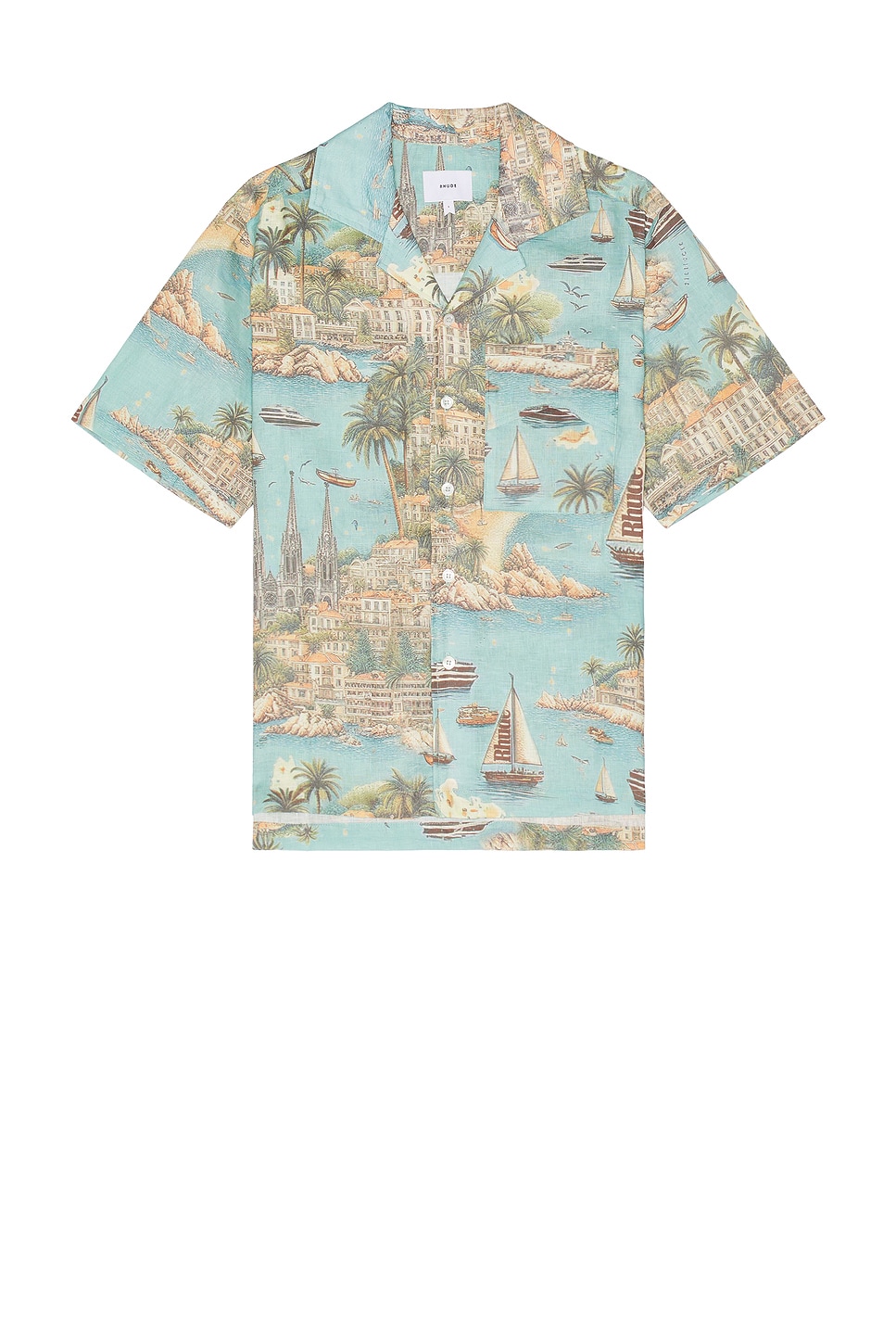 

Рубашка с морской картой Rhude, multi