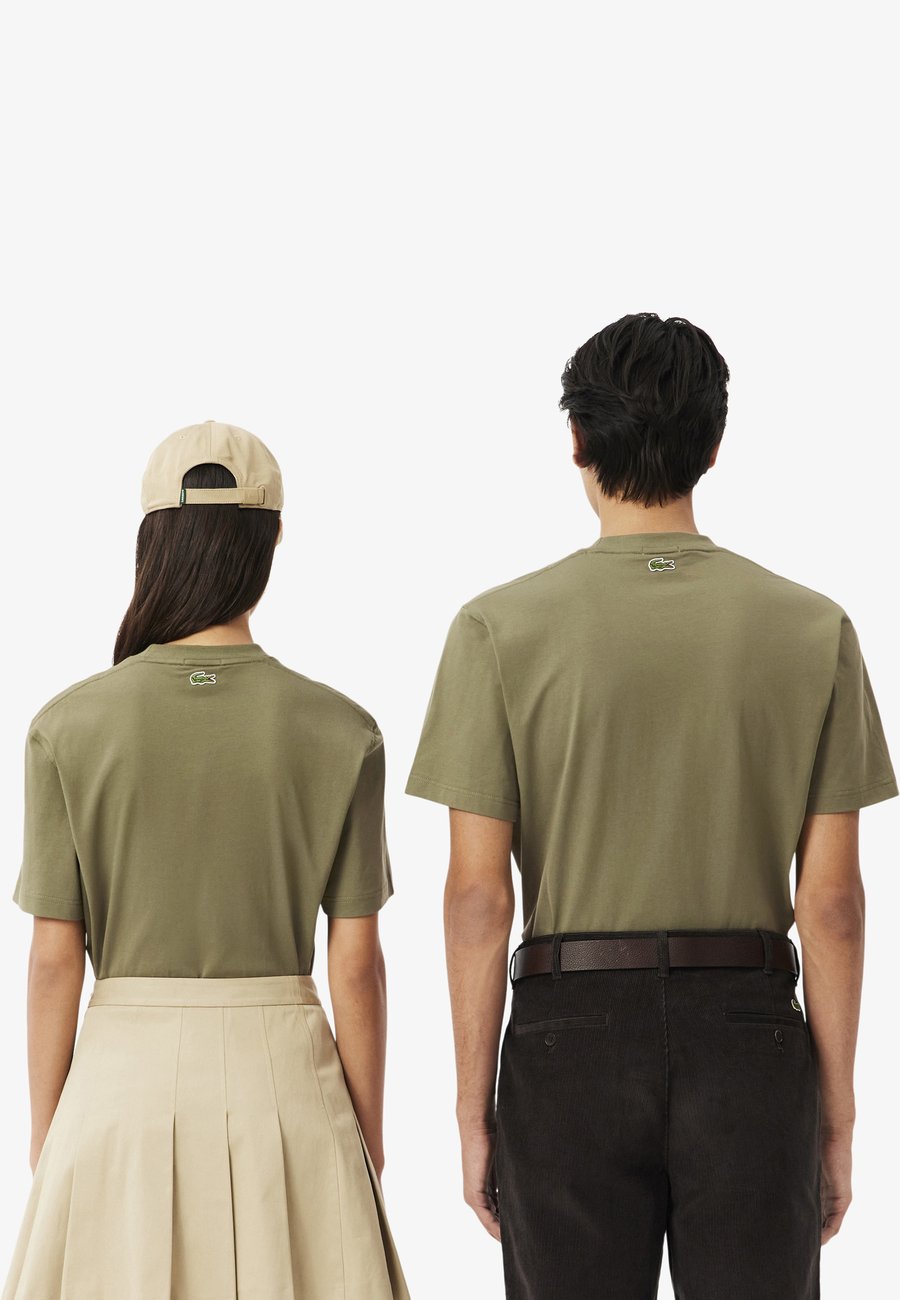Футболка Lacoste Print T-shirt, Vert Kaki — фото 3