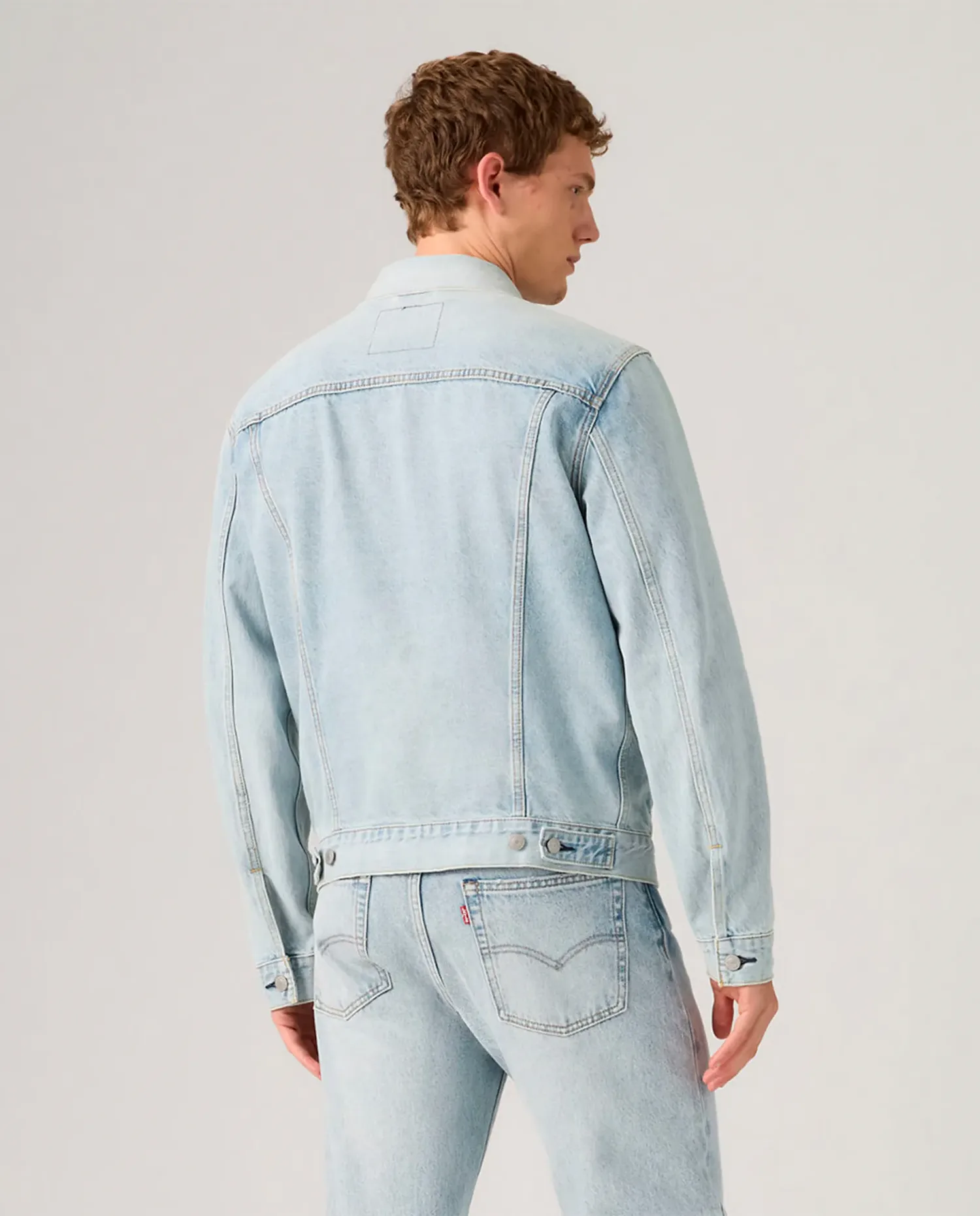 Мужская джинсовая куртка Levi's, светло-голубой — фото 2