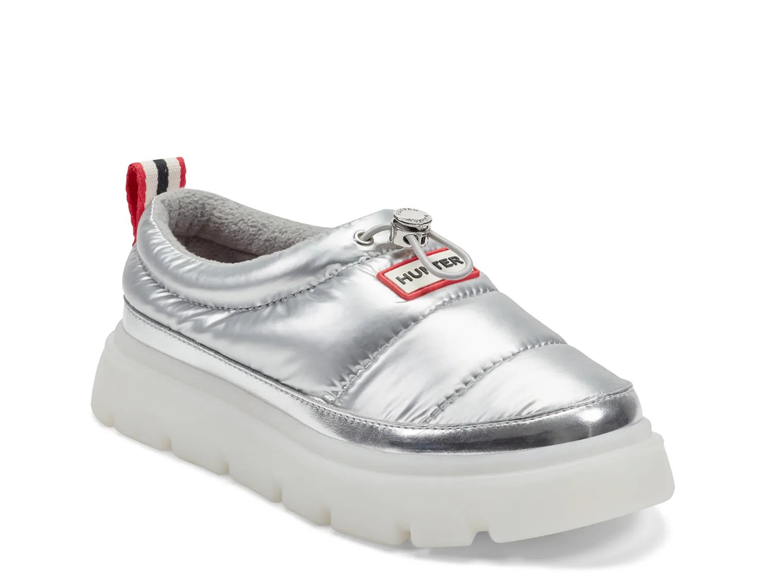 Слипоны HUNTER Madi Slip-On - Women's, серебристый металлик