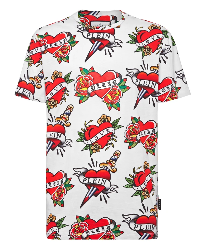 

Футболка с круглым вырезом, любовь Philipp Plein, мультиколор