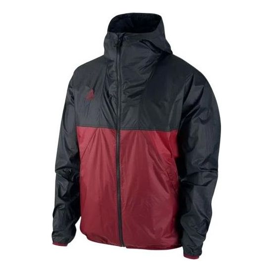 

Куртка Men's Nike ACG Colorblock waterproof Lightweight Hooded Jacket Red, мультиколор