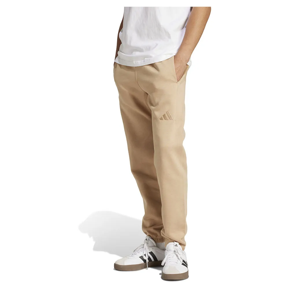 

Джоггеры adidas All SZN Fleece Regular Tapered, бежевый