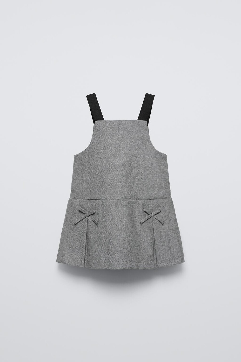 

Платье-сарафан с бантами ZARA, серый