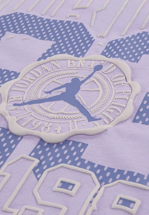 Футболка Collegiate tee print Jordan, фиолетовая дымка — фото 4