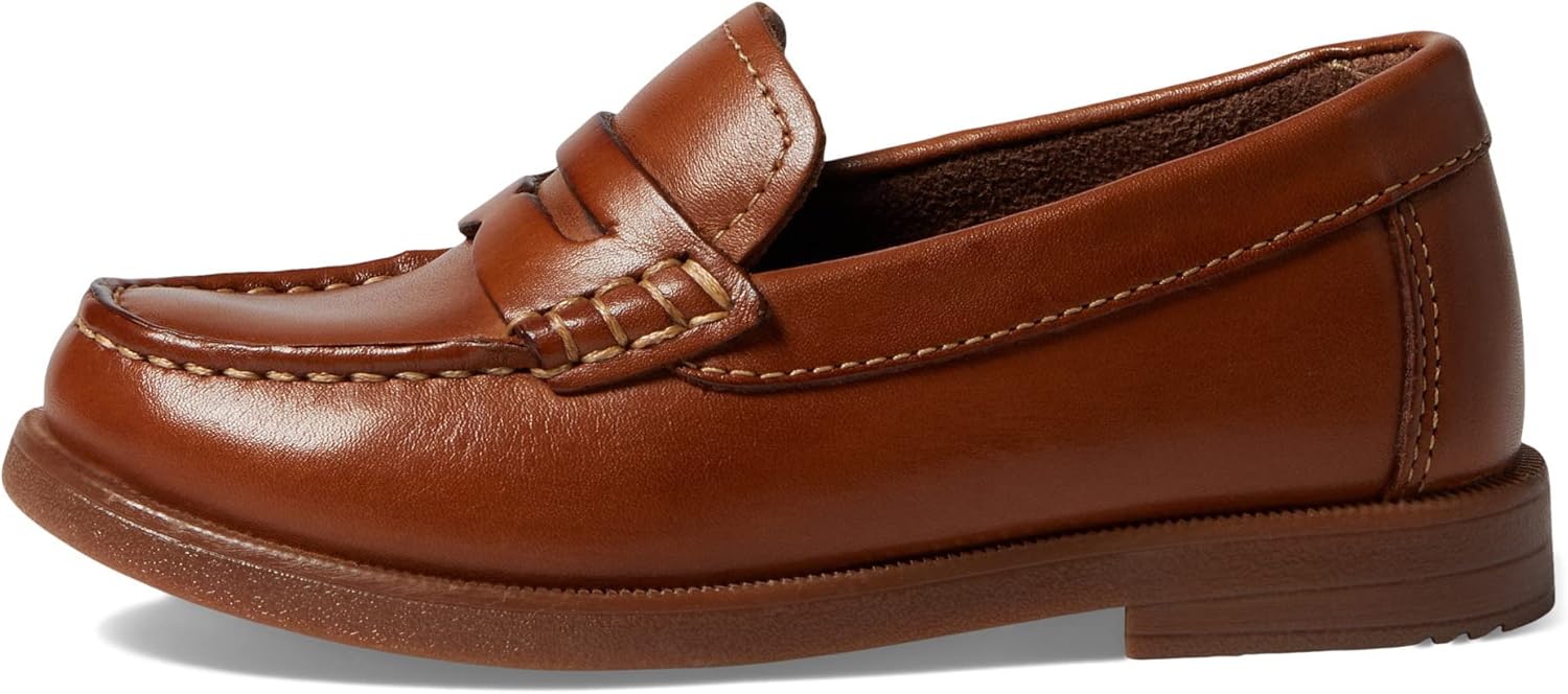 Детские лоферы Florsheim Boy's Croquet Penny - для малышей и старших детей, Cognac — фото 4