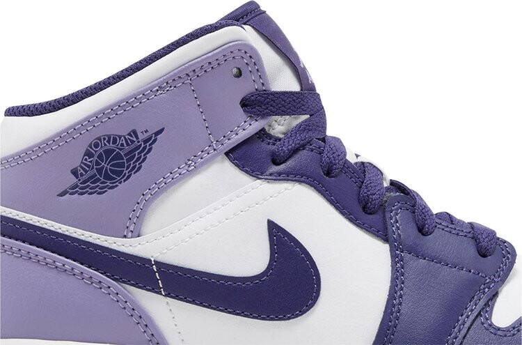 Кроссовки Air Jordan 1 Mid GS 'Sky J Purple', фиолетовый — фото 2