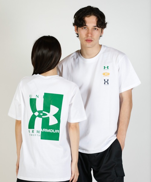 

Футболка мужская с коротким рукавом, casual, плотная, с логотипом Evolution UNDER ARMOUR, белый