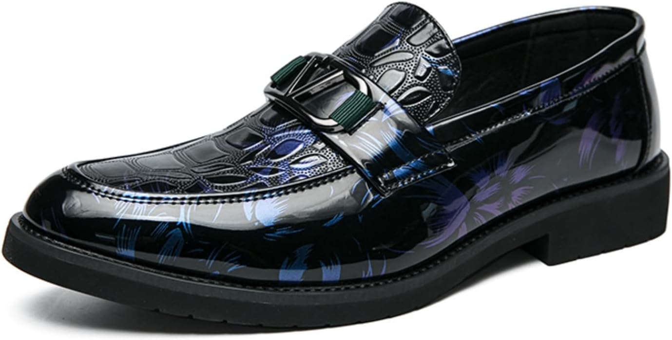 

Мужские модные лоферы Aokisx, стильная деловая обувь - подходит для деловых встреч, общения в кафе и повседневного стиля, синий