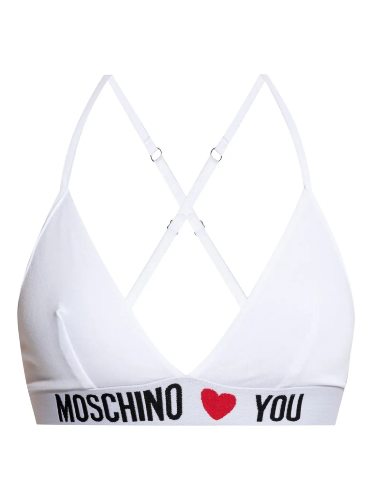 

Бюстгальтер с логотипом Moschino, белый
