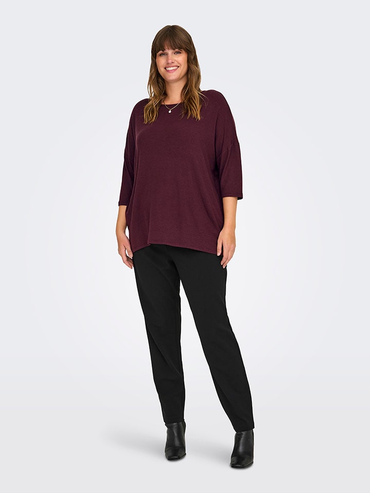 

ONLY Футболка с длинными рукавами в бордоском стиле