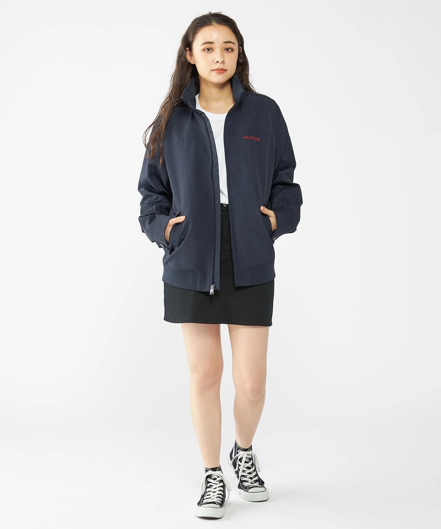 Блузон с воротником-стойкой / Куртка «Регата» TOMMY HILFIGER, Navy DW5 — фото 4