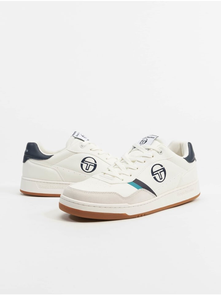 

Кроссовки на шнуровке Sergio Tacchini, цвет navy white