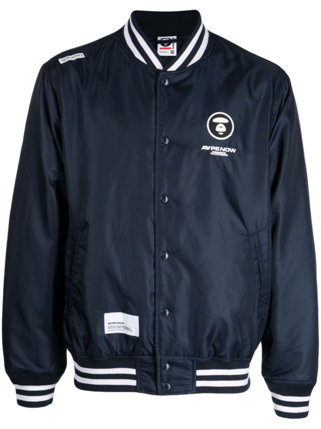 

A Bathing Ape бомбер с логотипом, синий